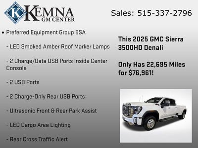 2025 GMC Sierra 3500 HD Denali DRW