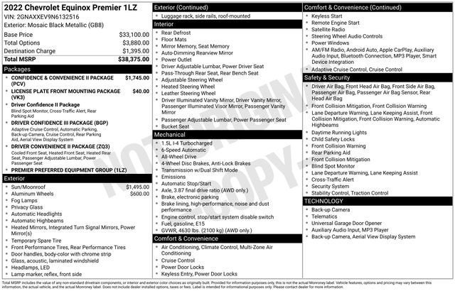 2022 Chevrolet Equinox Premier