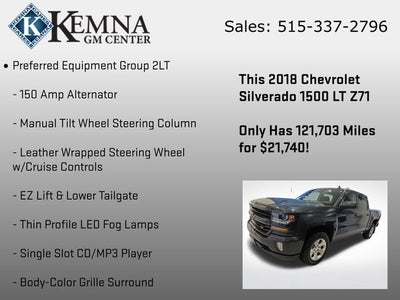 2018 Chevrolet Silverado 1500 LT