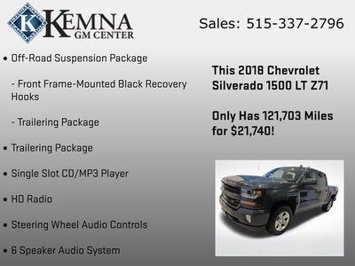 2018 Chevrolet Silverado 1500 LT