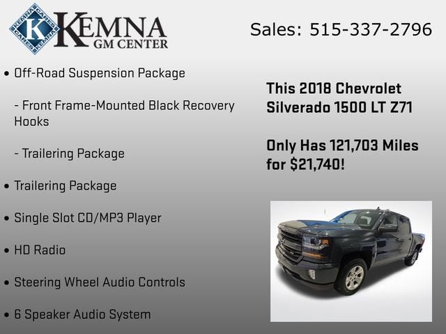 2018 Chevrolet Silverado 1500 LT