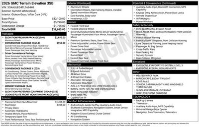 2026 GMC Terrain Elevation