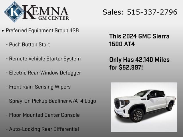 2024 GMC Sierra 1500 AT4
