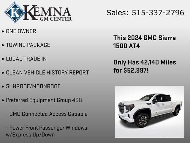 2024 GMC Sierra 1500 AT4